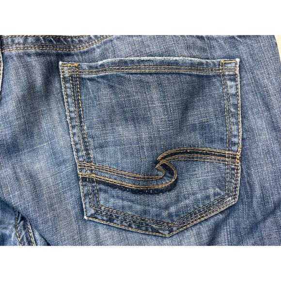 Silver Jeans Co Gordie Men’s W38 L30 Relaxed Fit Straight Leg Denim Jeans - Picture 14 of 15